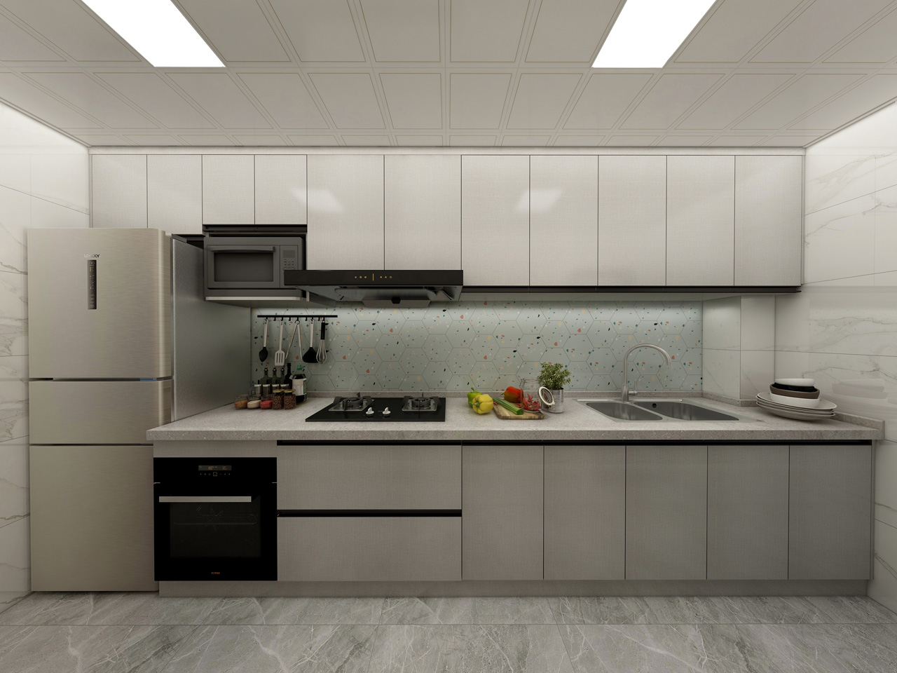 鵬鴻生態(tài)板全屋定制-現(xiàn)代簡約風(fēng)格衣柜