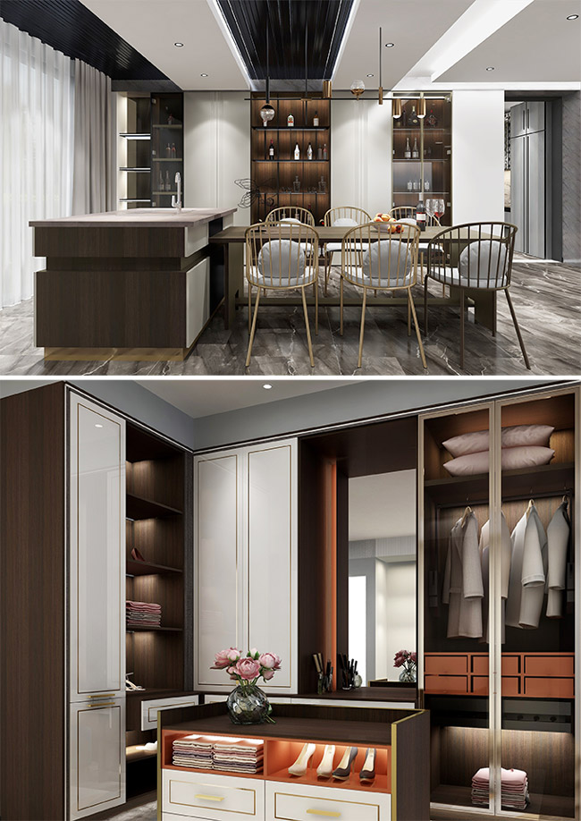 生態(tài)板定制衣柜效果圖