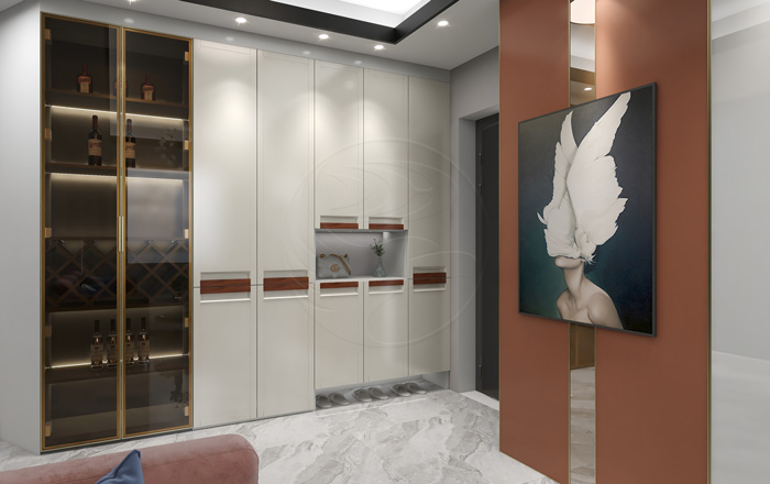 柜門(mén)拉手效果圖